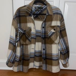 Women’s Zara Plaid Shacket